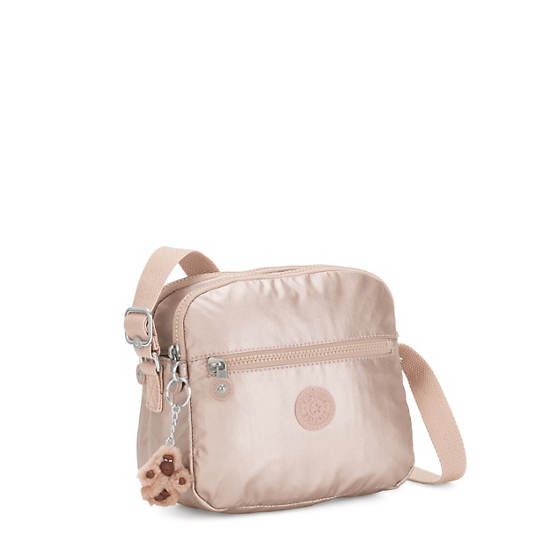 Kipling Keefe Metallic Crossbody Veske Gull | NO 2031XY